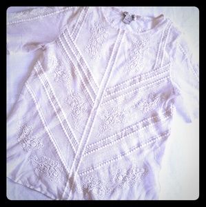 Gorgeous Lucky Brand White-Cream Top
